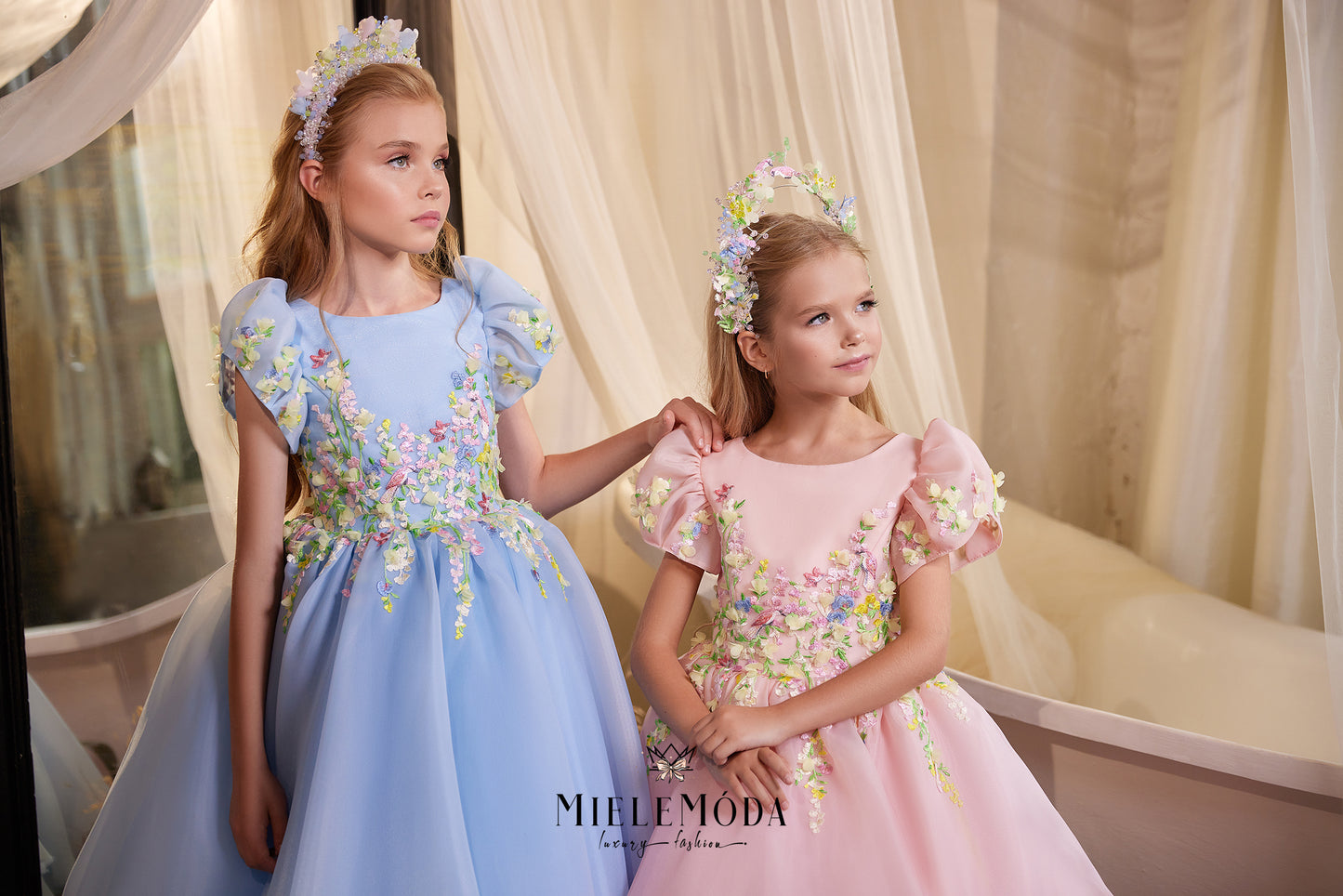 Pansy Luxury Couture Flower Girl Dress