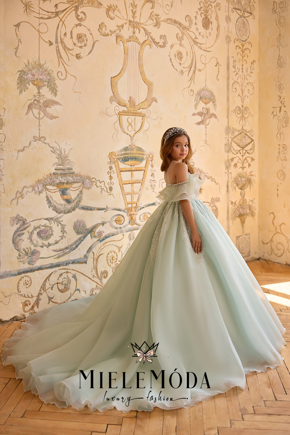 Papillon de Soie Couture Flower Girl Dress