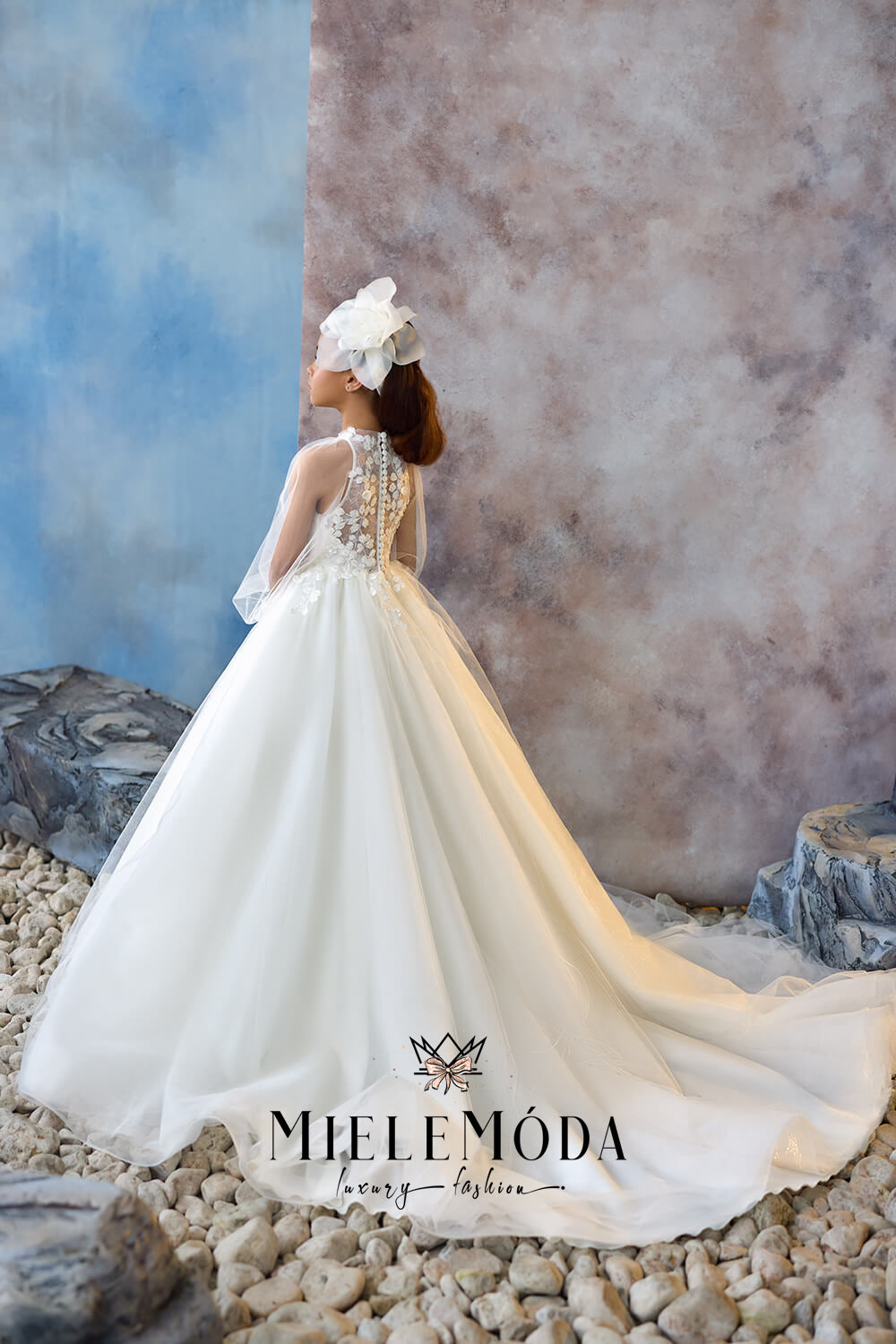 Pearl Harmony Couture Communion Dress