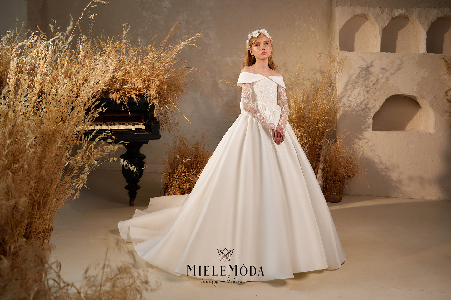 Peony Couture Flower Girl Communion Dress