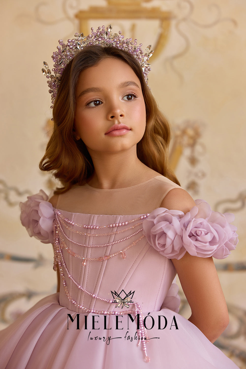 Perle de Rosé Couture Flower Girl Dress