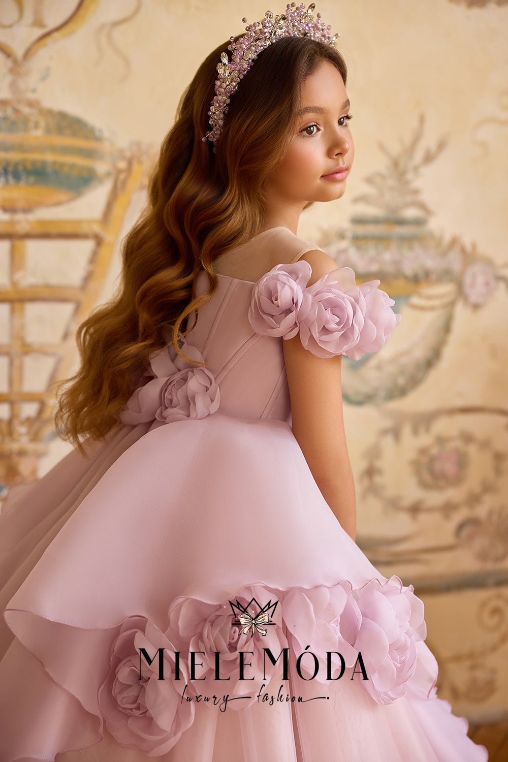 Perle de Rosé Couture Flower Girl Dress