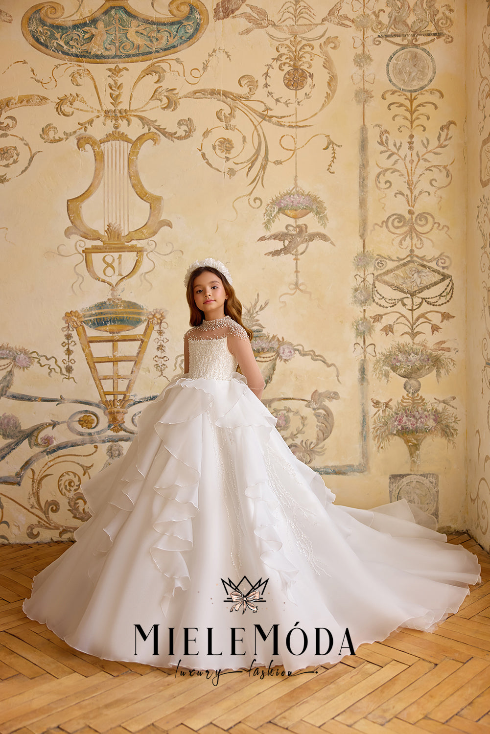 Petale Royale Couture Flower Girl Dress