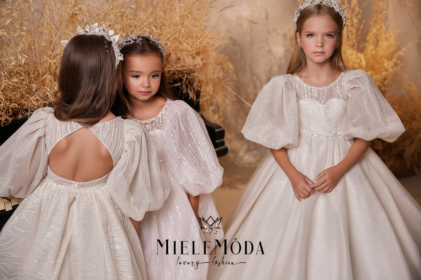 Posy Luxury Flower Girl Communion Dress