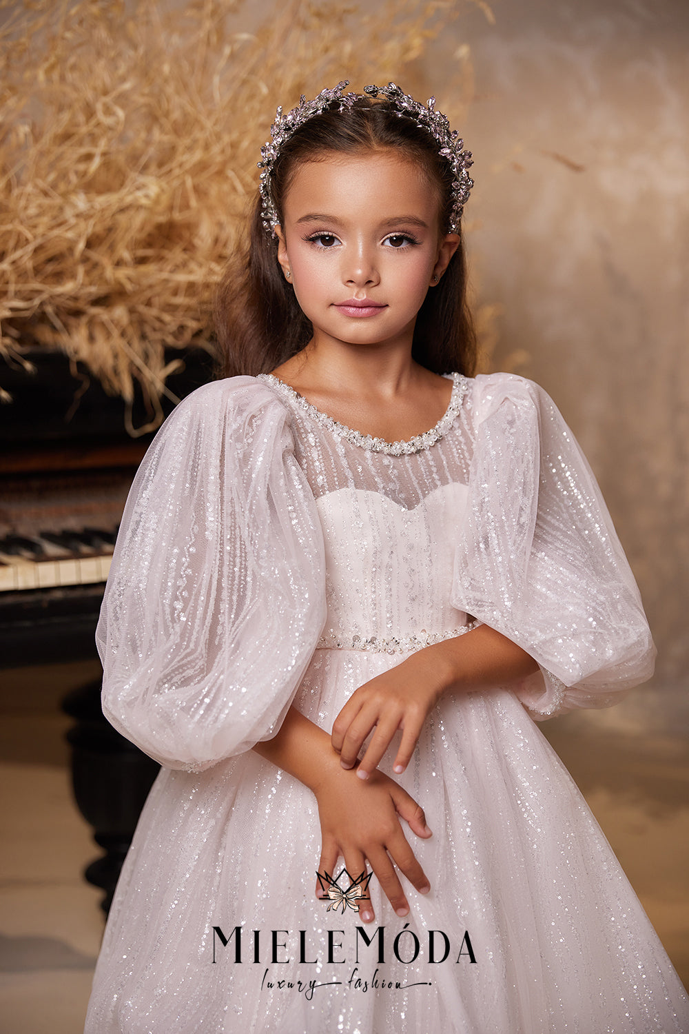 Posy Luxury Flower Girl Communion Dress