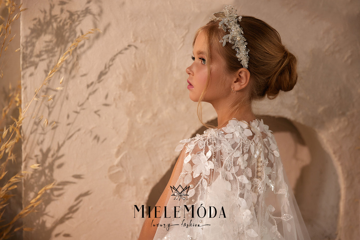 Ilaria Communion Flower Girl Luxury Hair Accessory