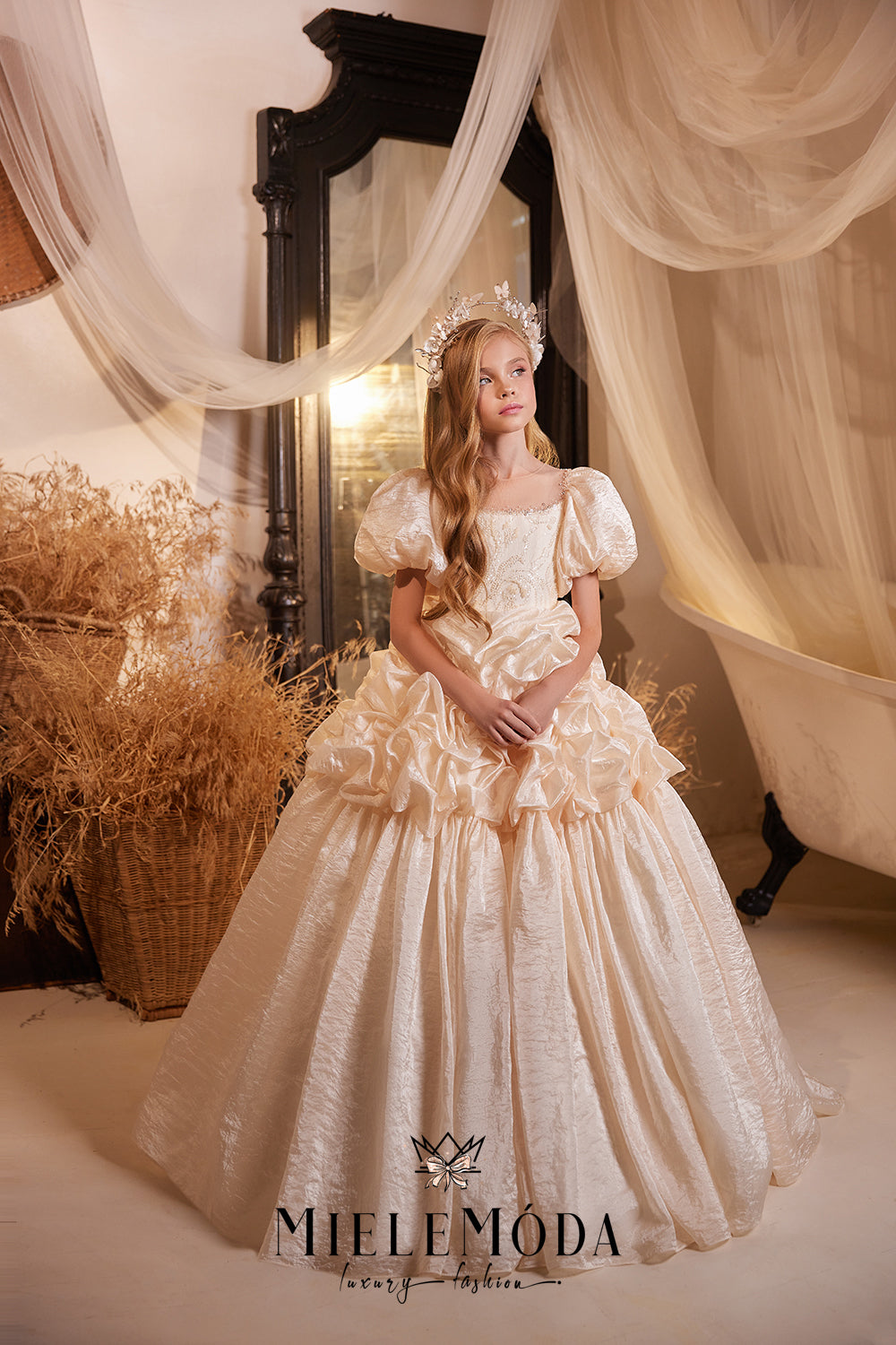Rhoda Luxury Couture Flower Girl Dress