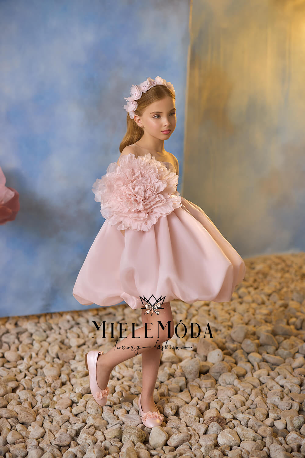 seraphina pink dress The Seraphina Collection Puff Sleeve Dress Pink with