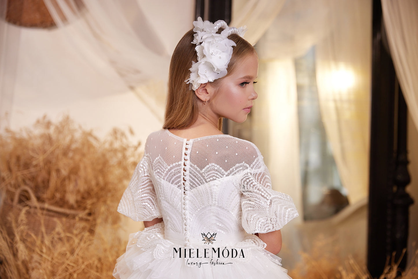Thistle Couture Flower Girl Communion Dress