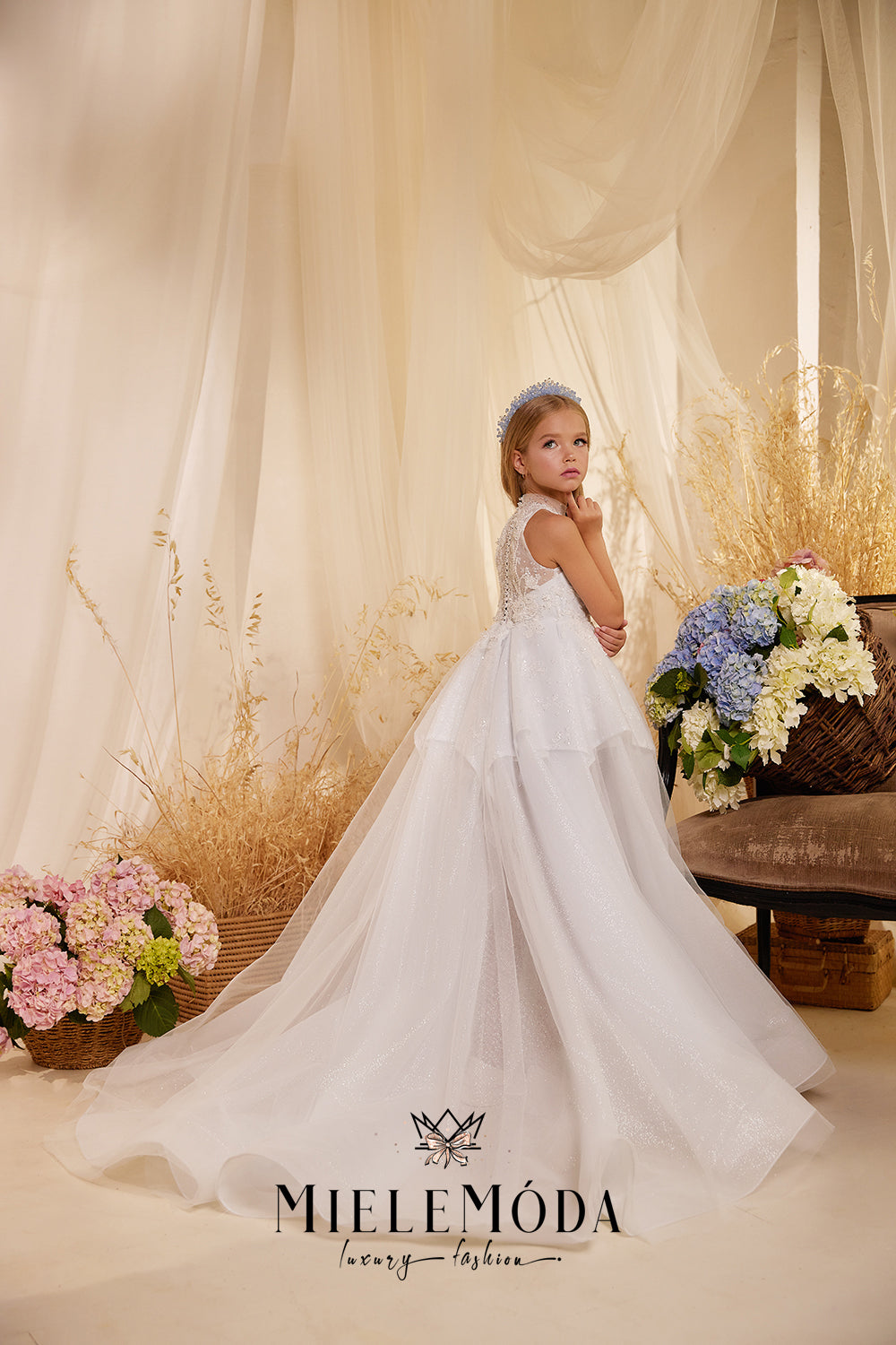 Varda Couture Flower Girl Communion Dress