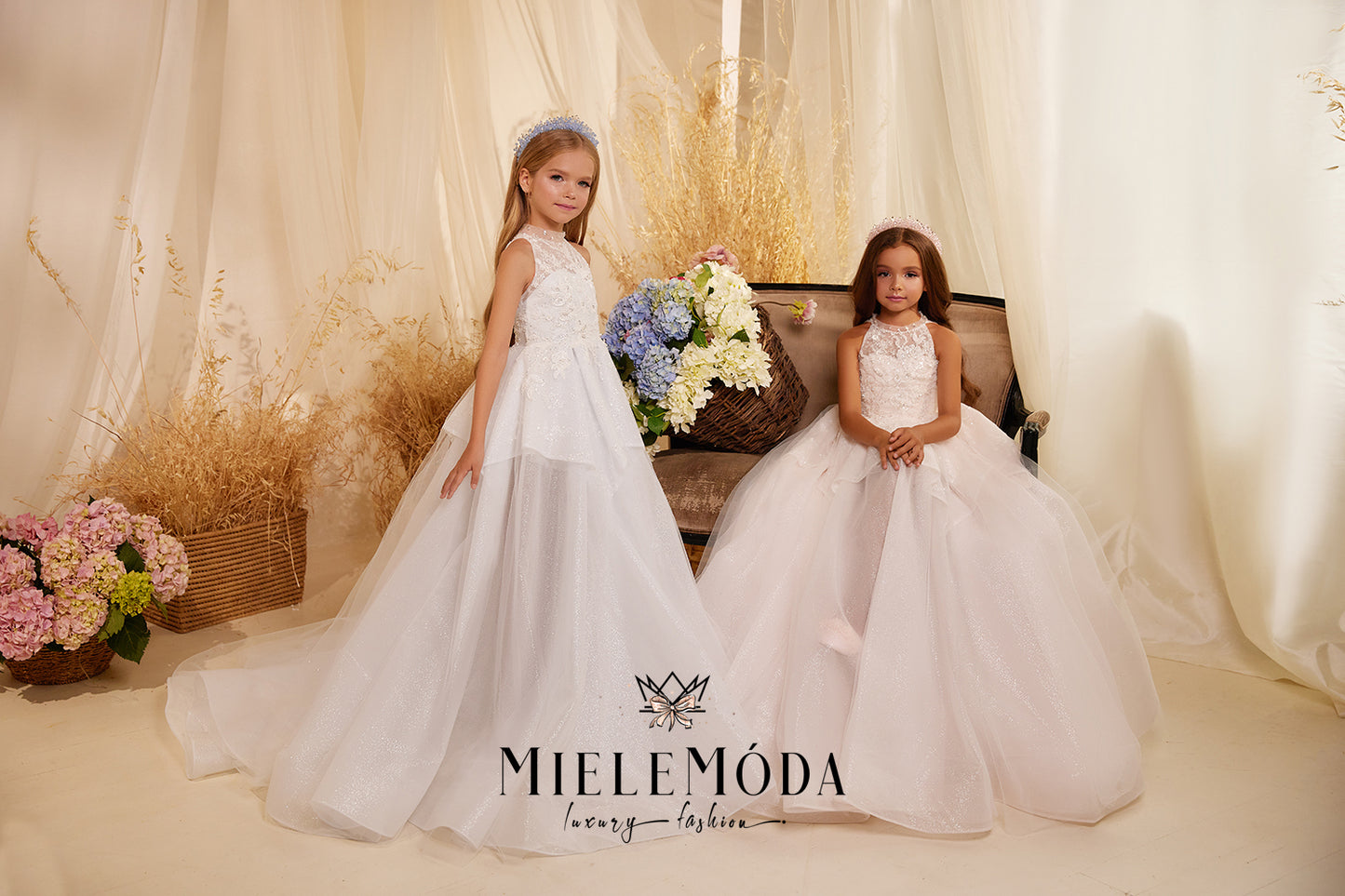 Varda Couture Flower Girl Communion Dress
