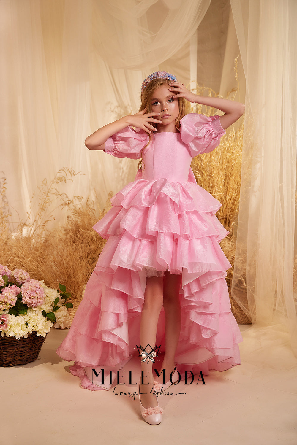 Verbena Luxury Couture Flower Girl Dress