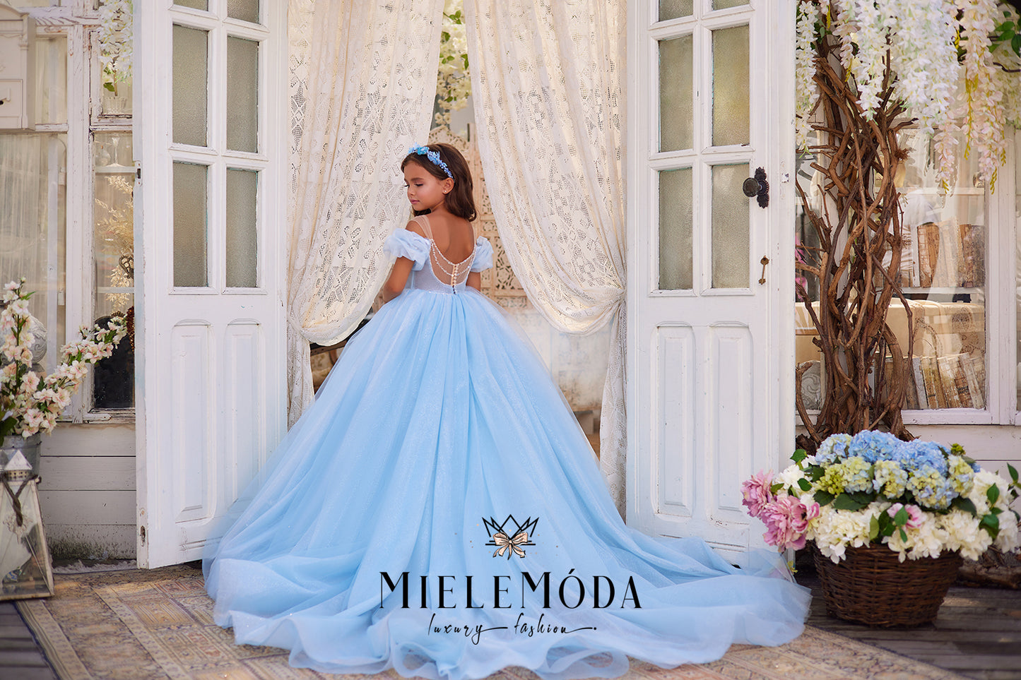 Veronica Luxury Couture Flower Girl Dress