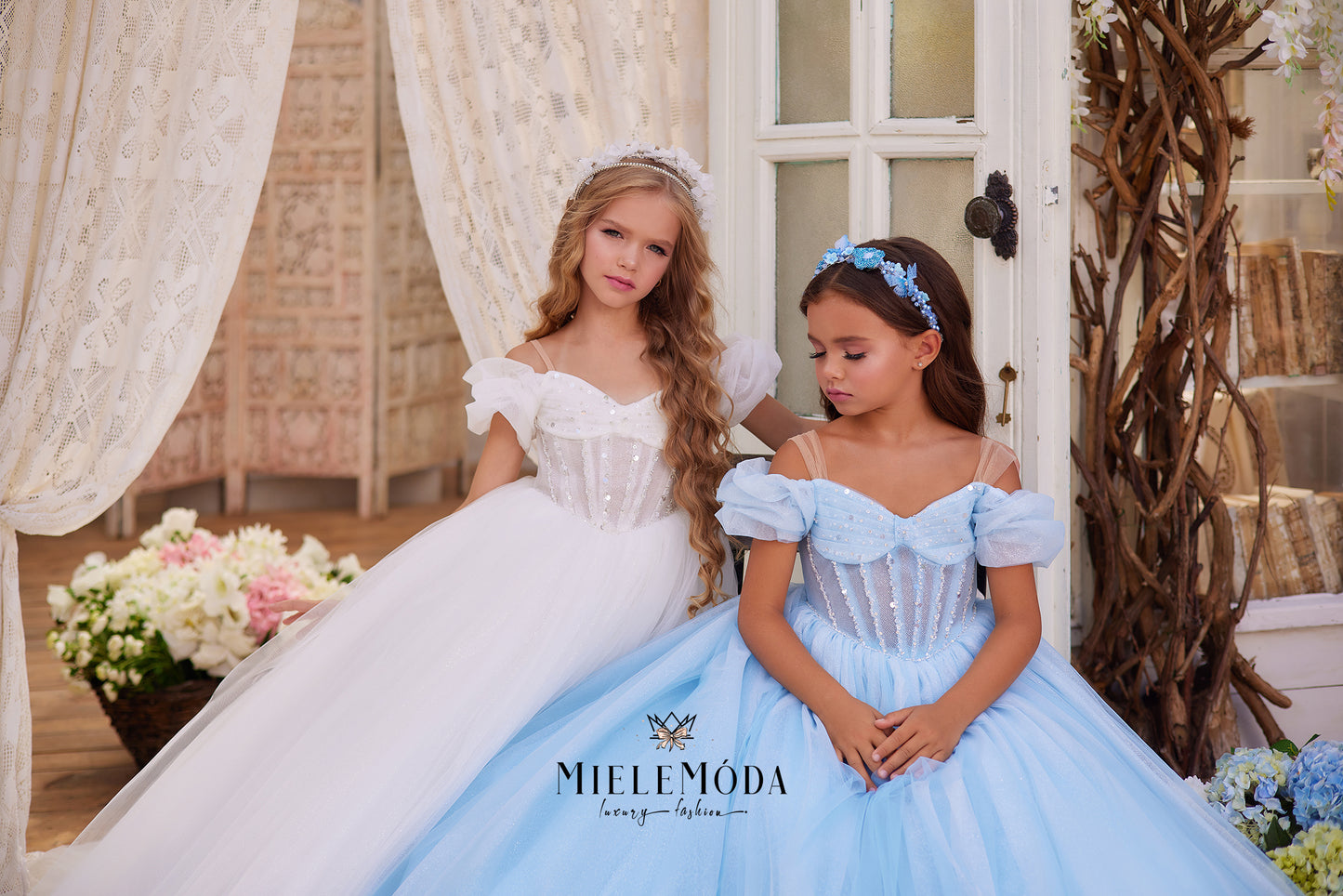 Veronica Luxury Couture Flower Girl Dress