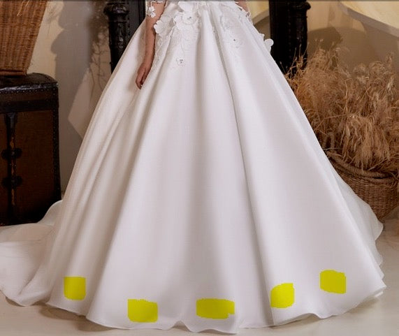 Lillian Custom Design Couture Flower Girl Communion Dress