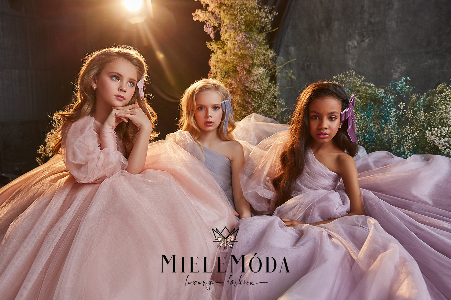 Malena Couture One Shoulder Princess Dress