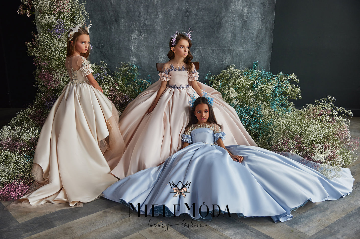 Adelina Couture Flower Girl Dress