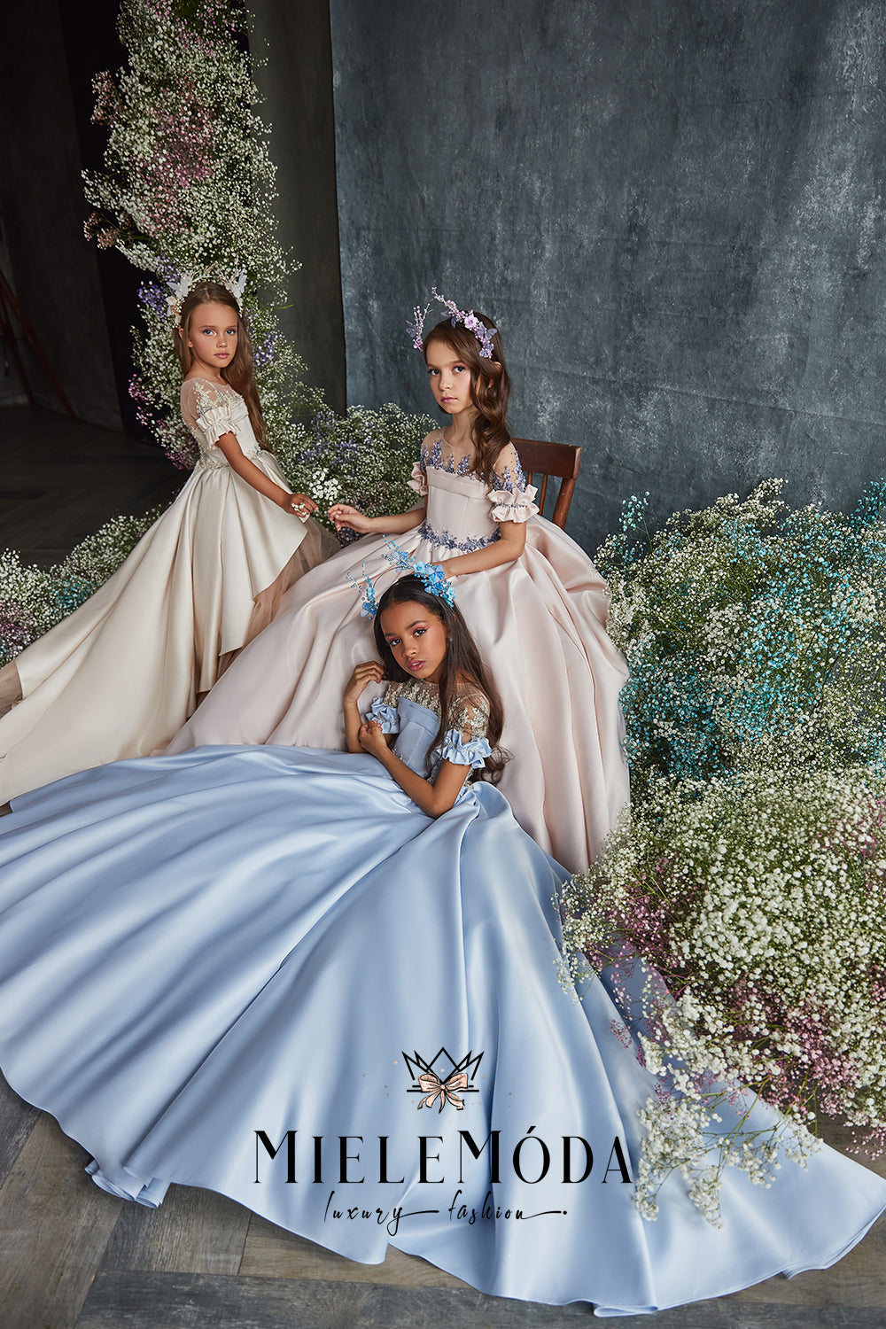 Adelina Couture Flower Girl Dress