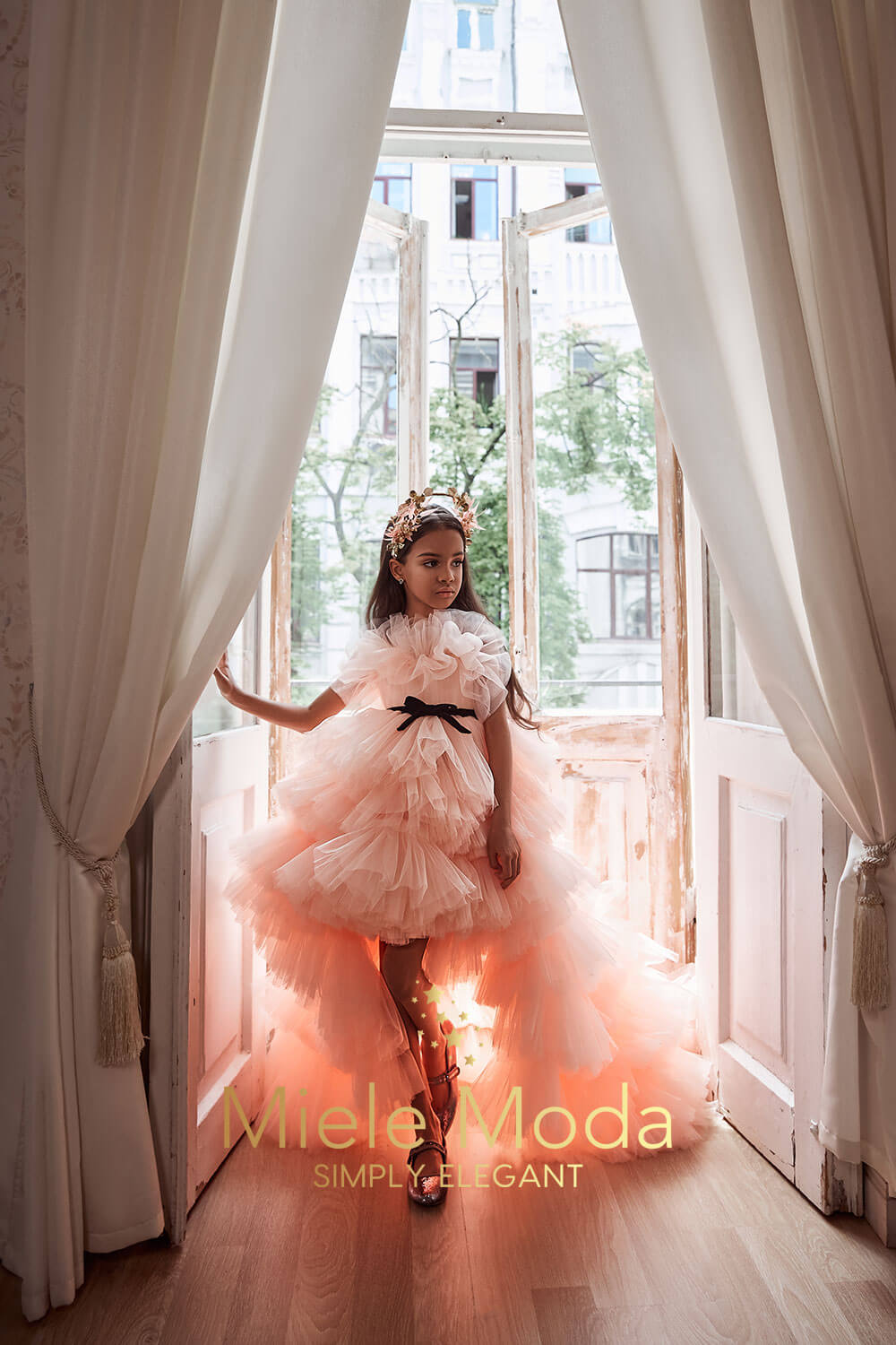 Adrienne Birthday Princess Dress - Miele Moda Luxury Fashion Adrienne Birthday Princess Dress - Miele Moda Luxury Fashion