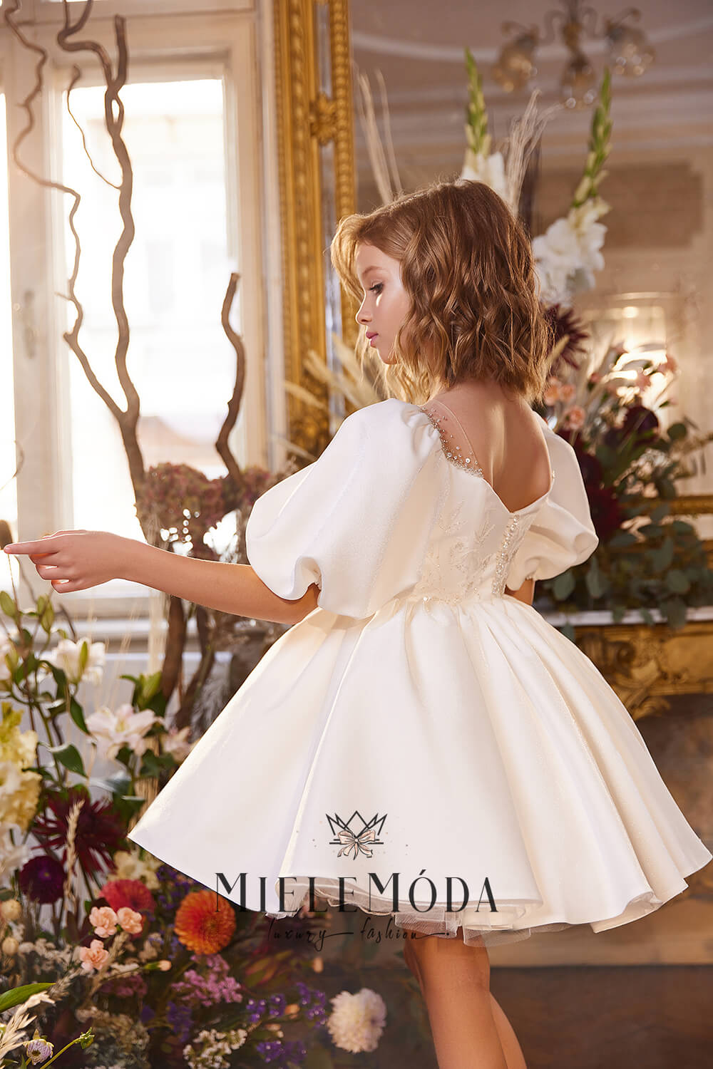 Albena Luxury Birthday Flower Girl Dress