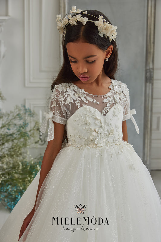 Alondra Luxury Flower Girl Communion Dress