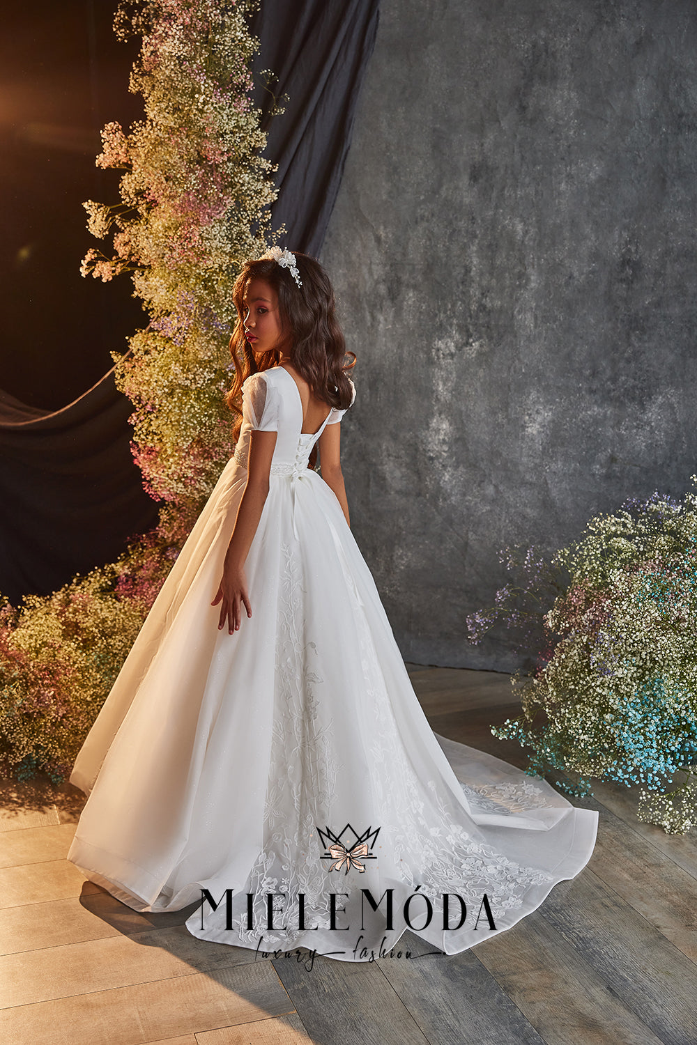 Antonella Couture Flower Girl Communion Dress