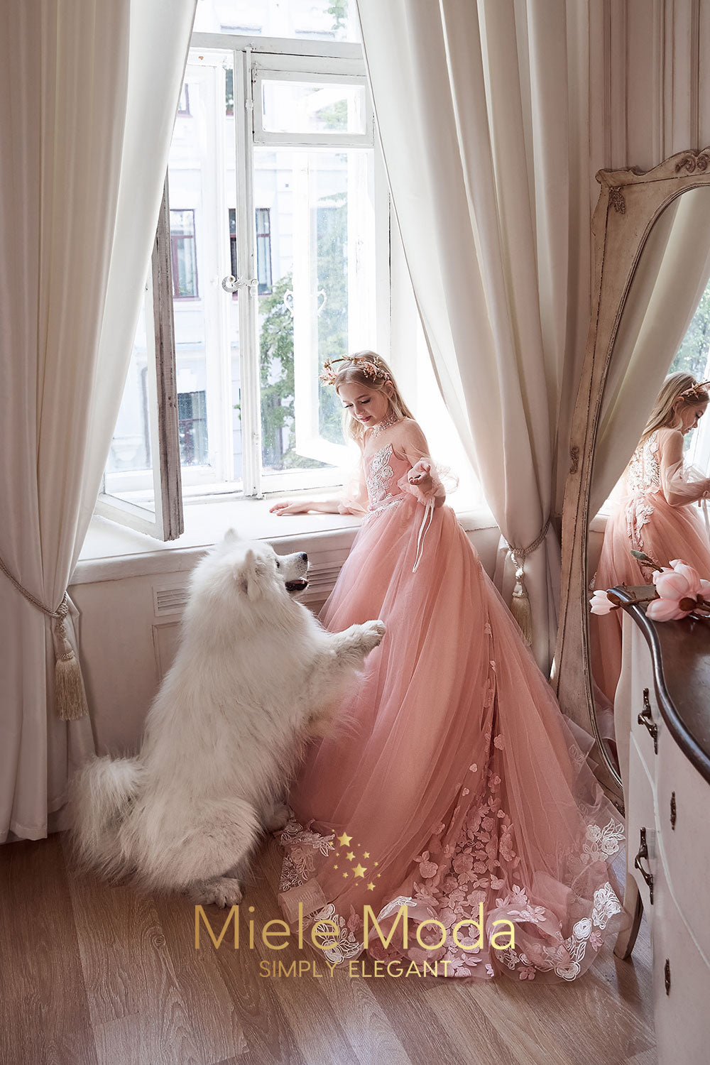 Audrey Luxury Flower Girl Dress