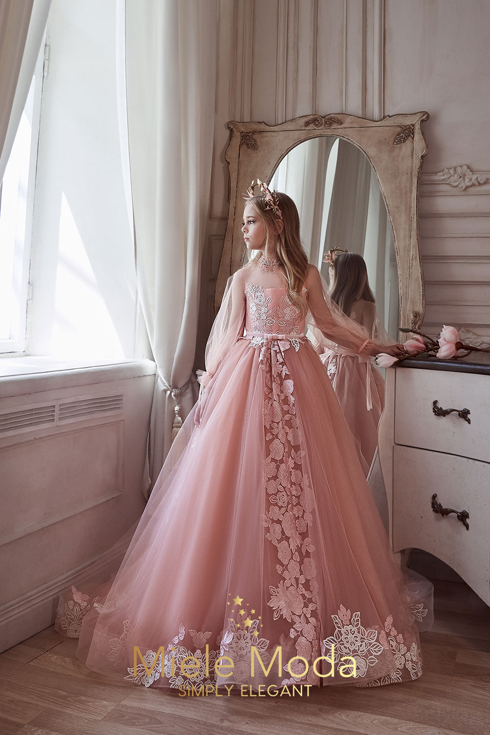 Audrey Luxury Flower Girl Dress