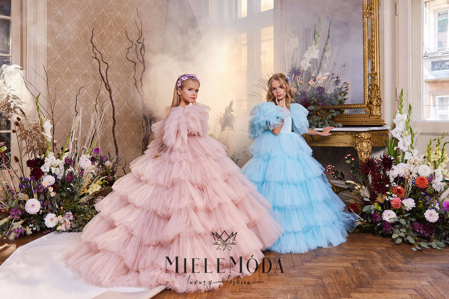Bisera Luxury Couture Birthday Girl Dress