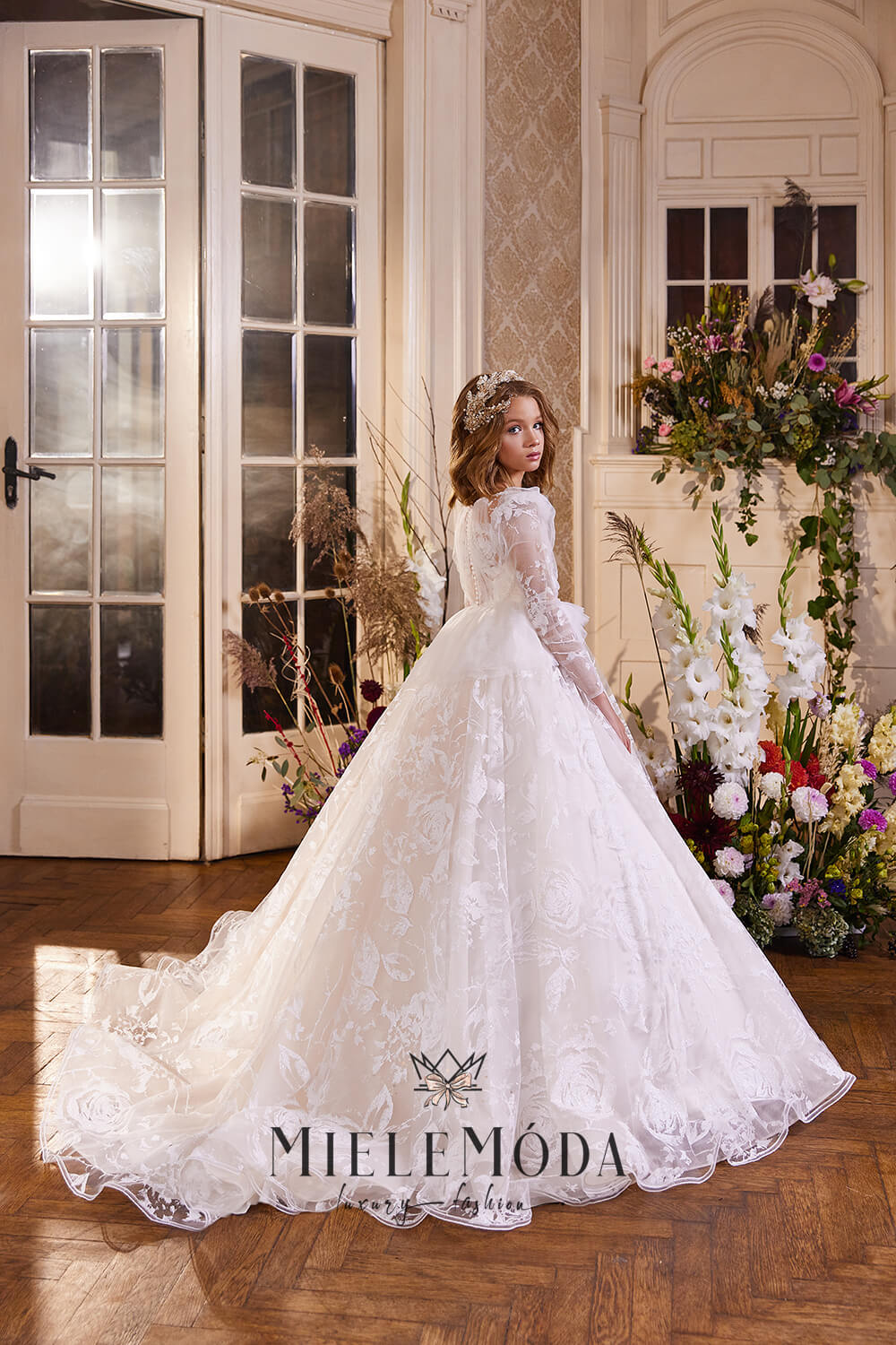Bojidara Luxury Couture Flower Girl Dress
