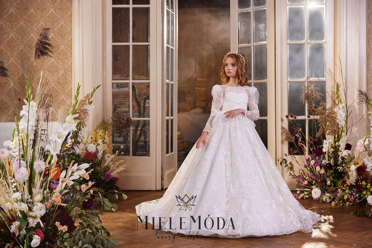 Bojidara Luxury Couture Flower Girl Dress