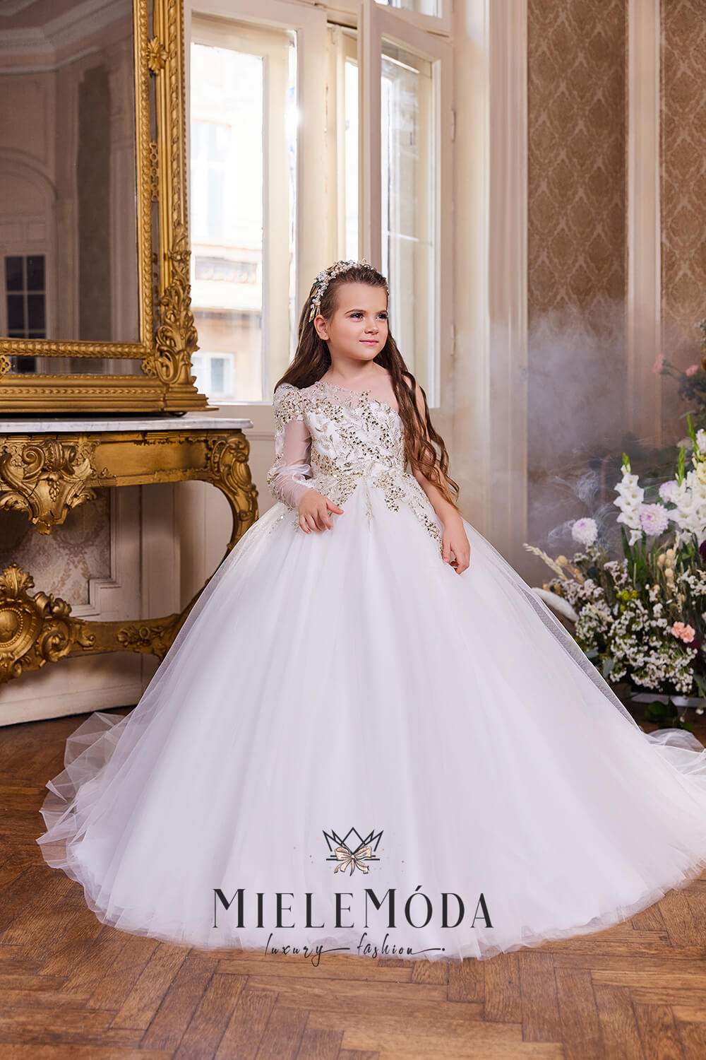 Boyana Luxury Couture Flower Girl Dress