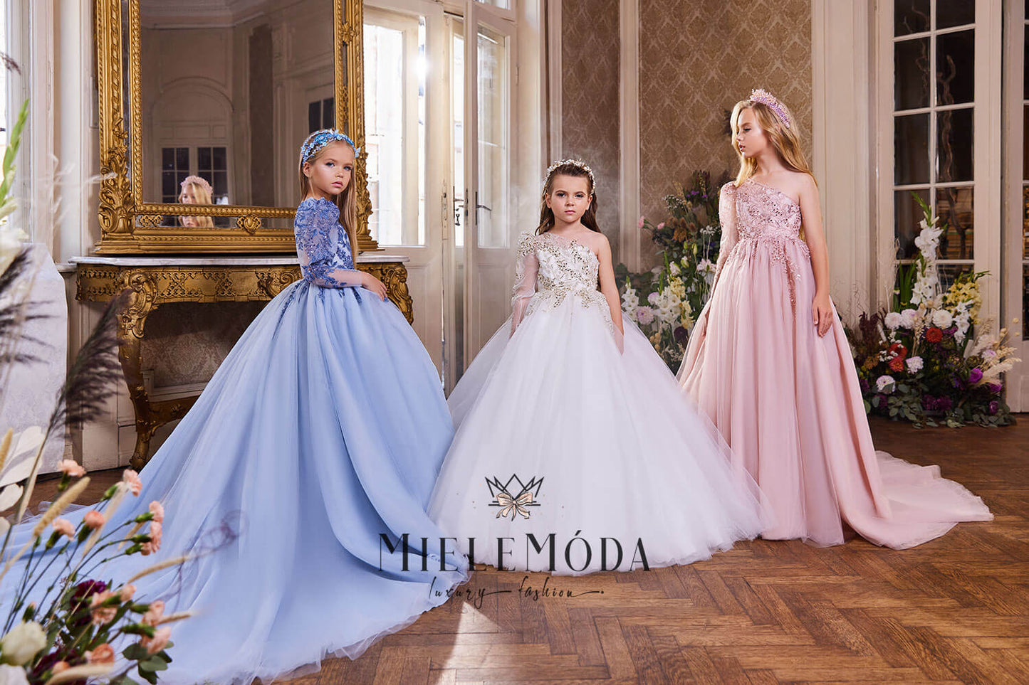 Boyana Luxury Couture Flower Girl Dress