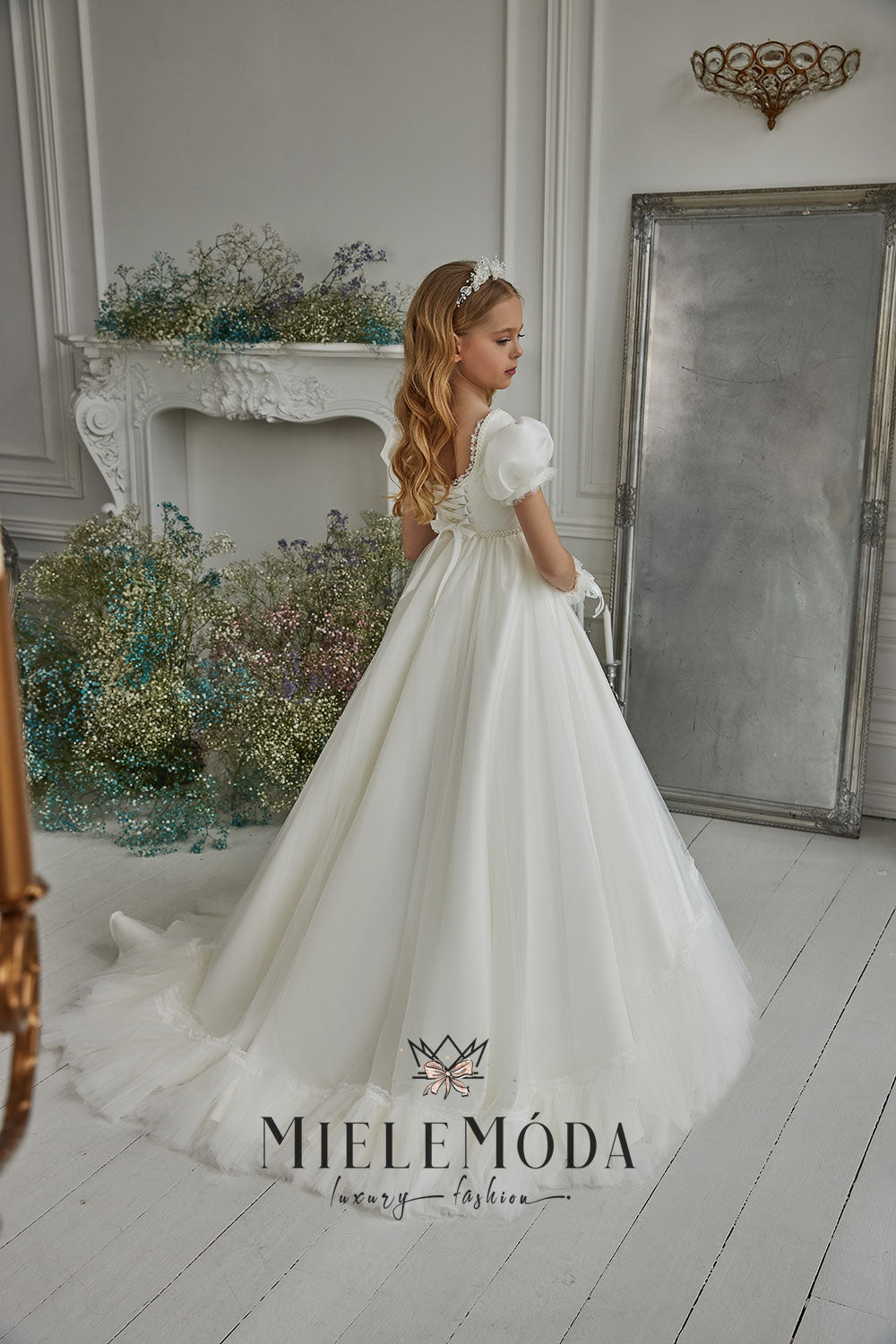 Ciara Luxury Flower Girl Communion Dress