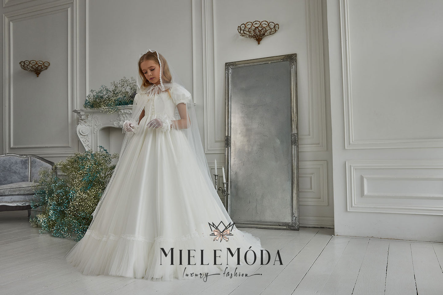 Ciara Luxury Flower Girl Communion Dress