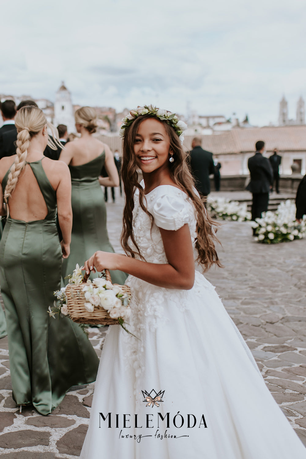 Coraline Luxury Flower Girl Dress