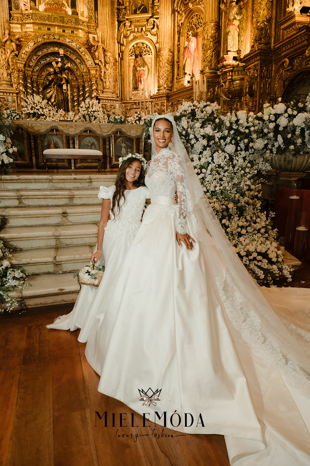 Coraline Luxury Flower Girl Dress