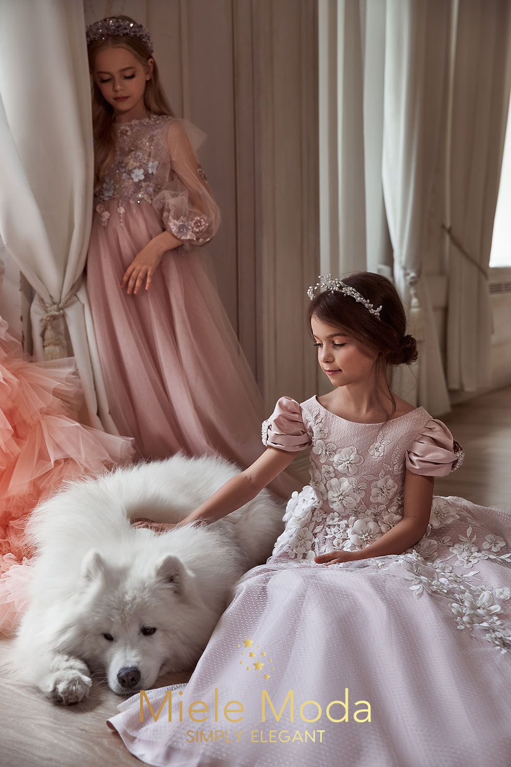 Coraline Luxury Flower Girl Dress