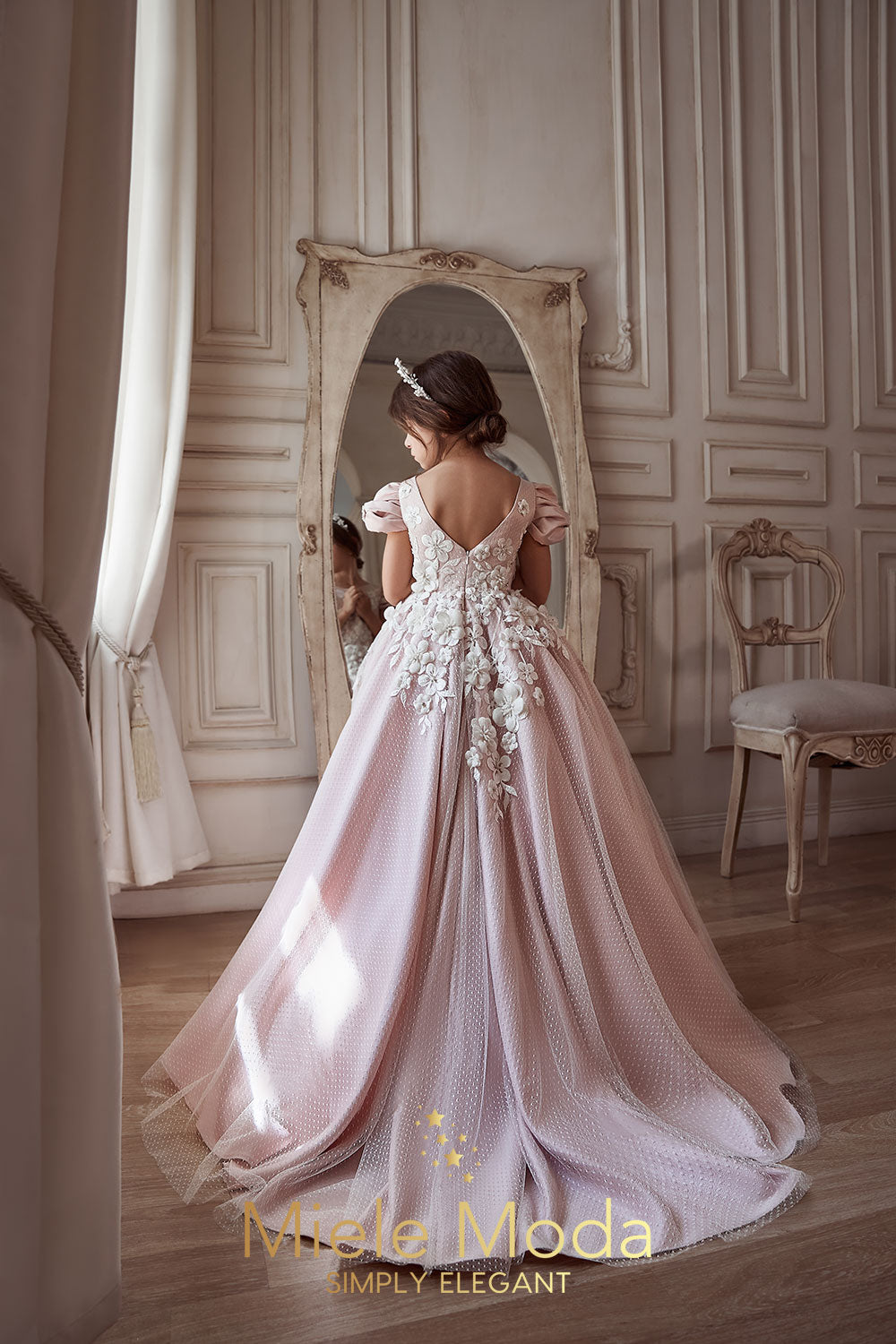 Coraline Luxury Flower Girl Dress