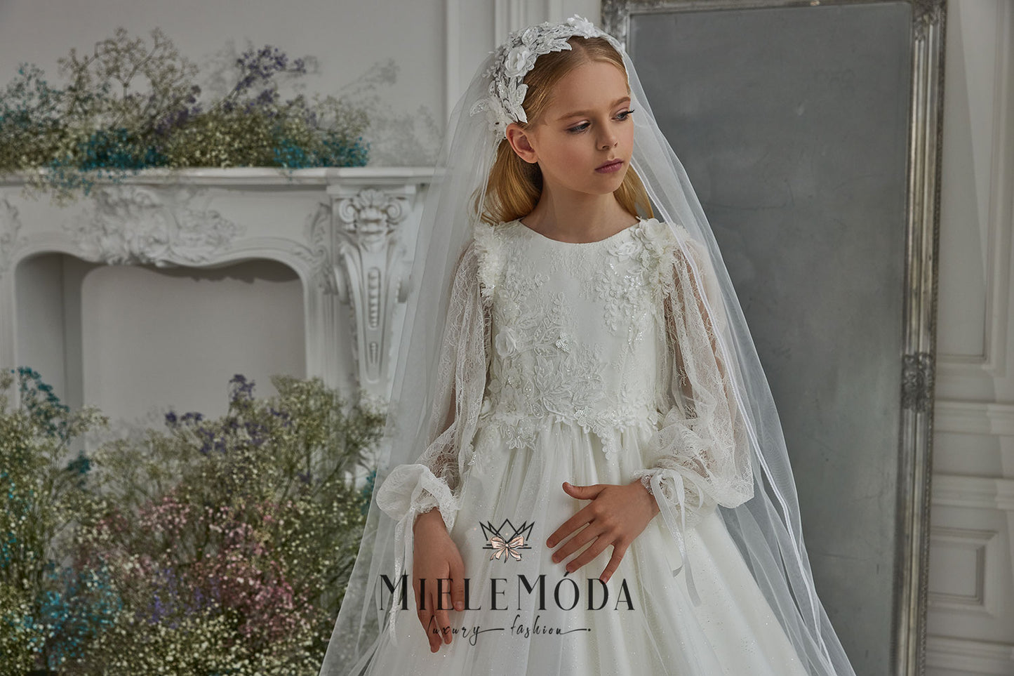 Cristina Luxury Flower Girl Communion Dress