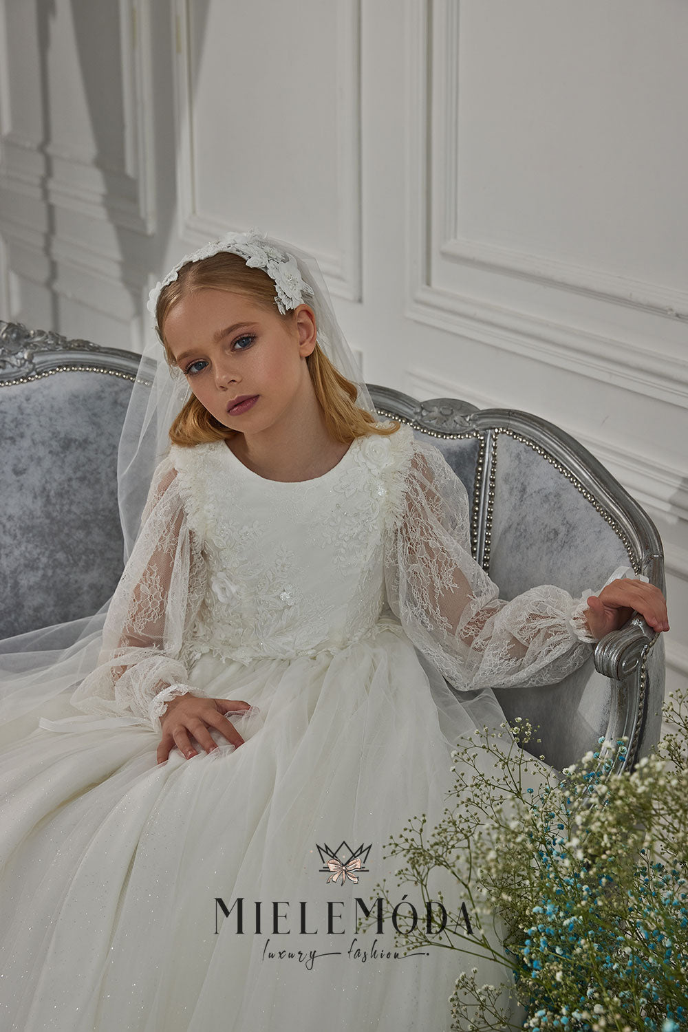 Cristina Luxury Flower Girl Communion Dress