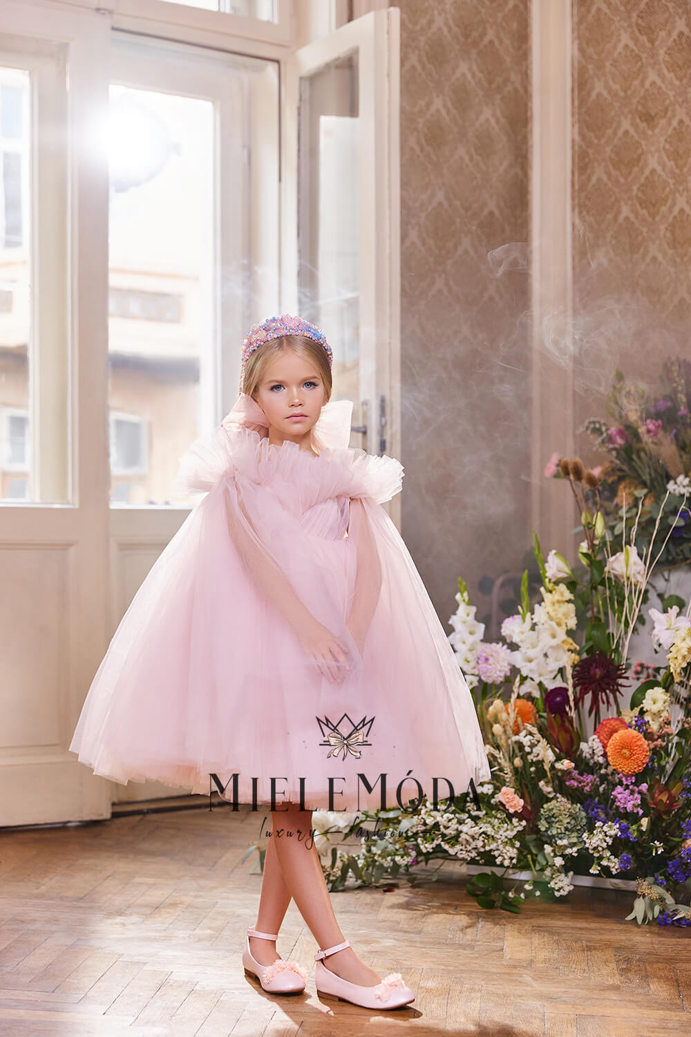Desislava Luxury Couture Flower Girl Dress