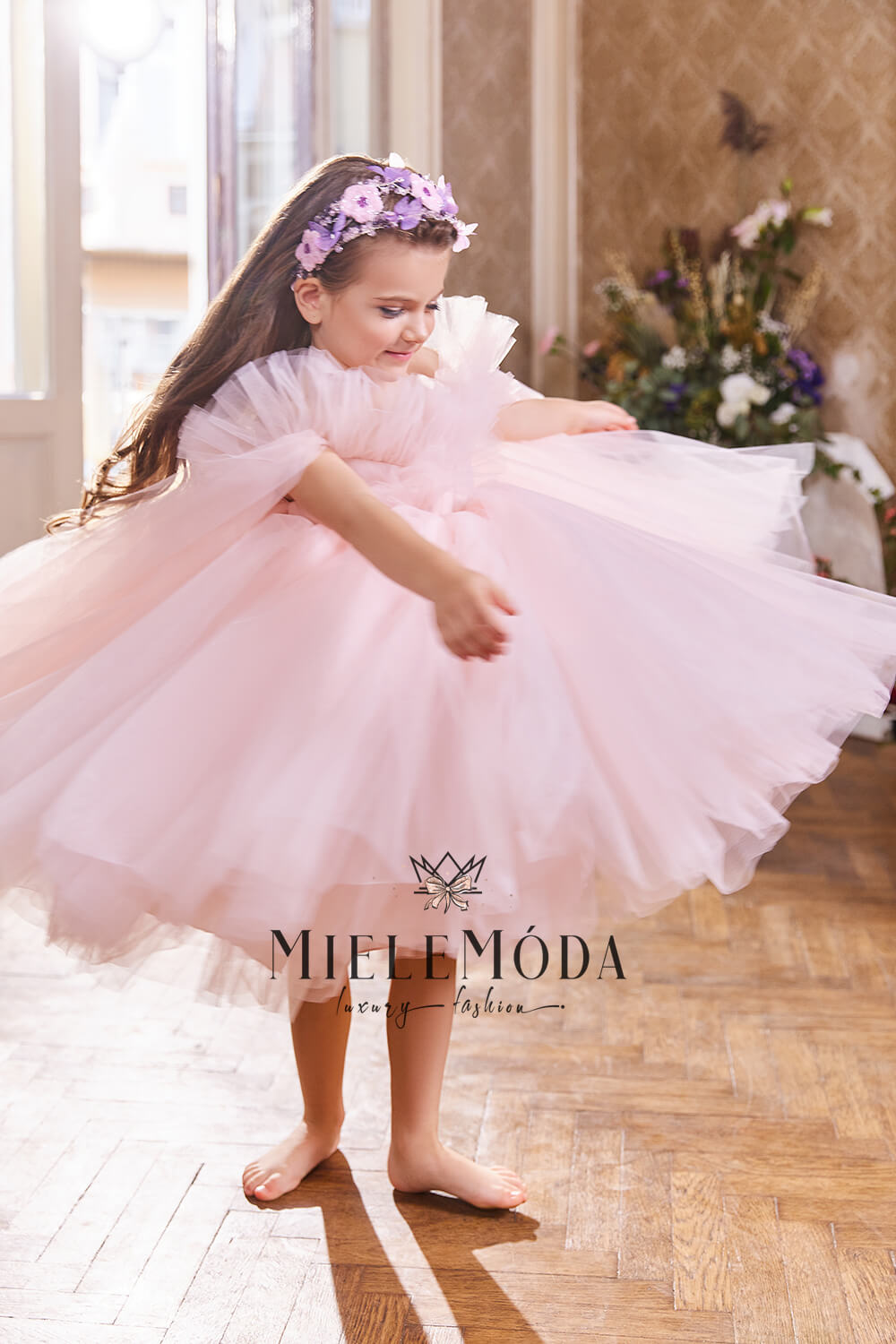 Desislava Luxury Couture Flower Girl Dress