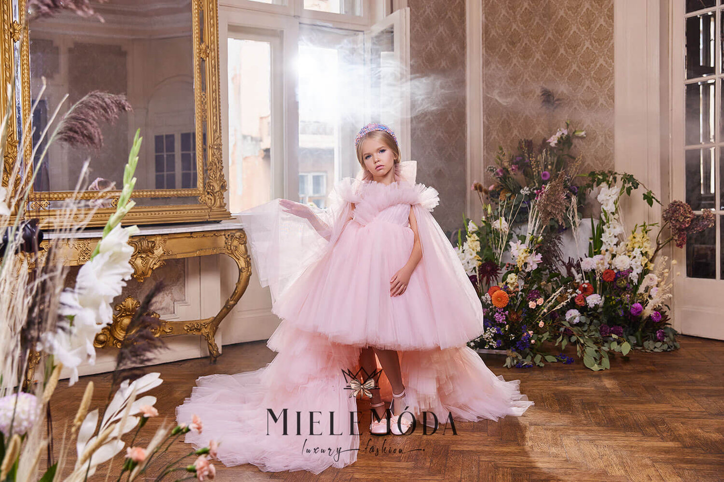 Desislava Luxury Couture Flower Girl Dress