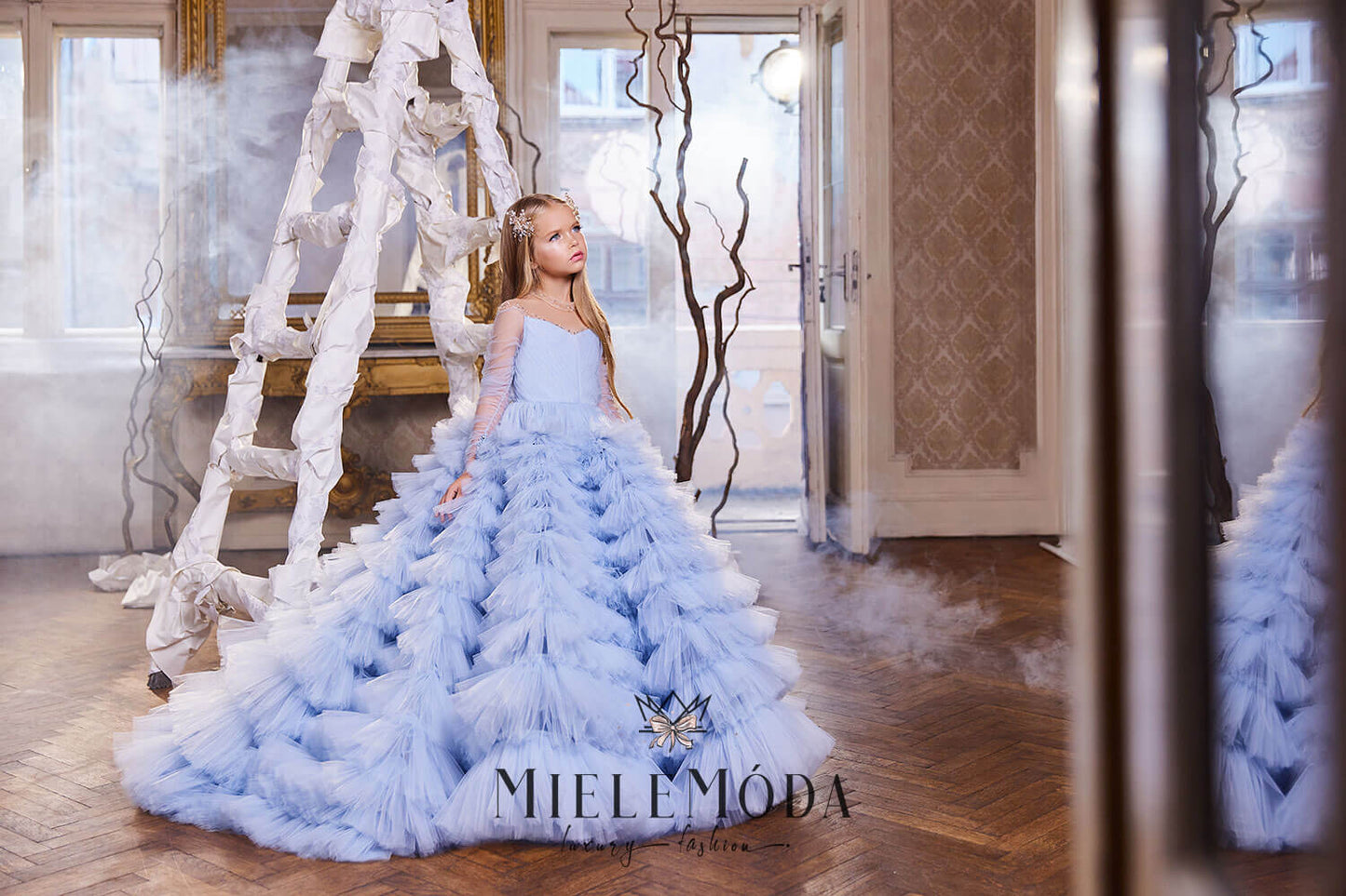 Devora Luxury Couture Flower Girl Dress