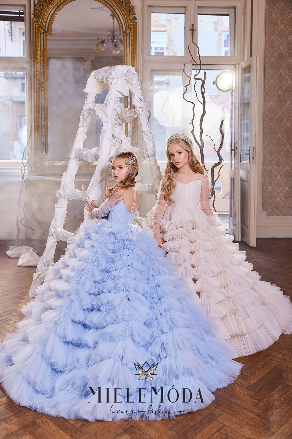 Devora Luxury Couture Flower Girl Dress