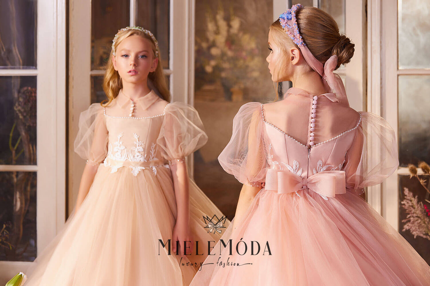 Ekaterina Luxury Couture Flower Girl Dress