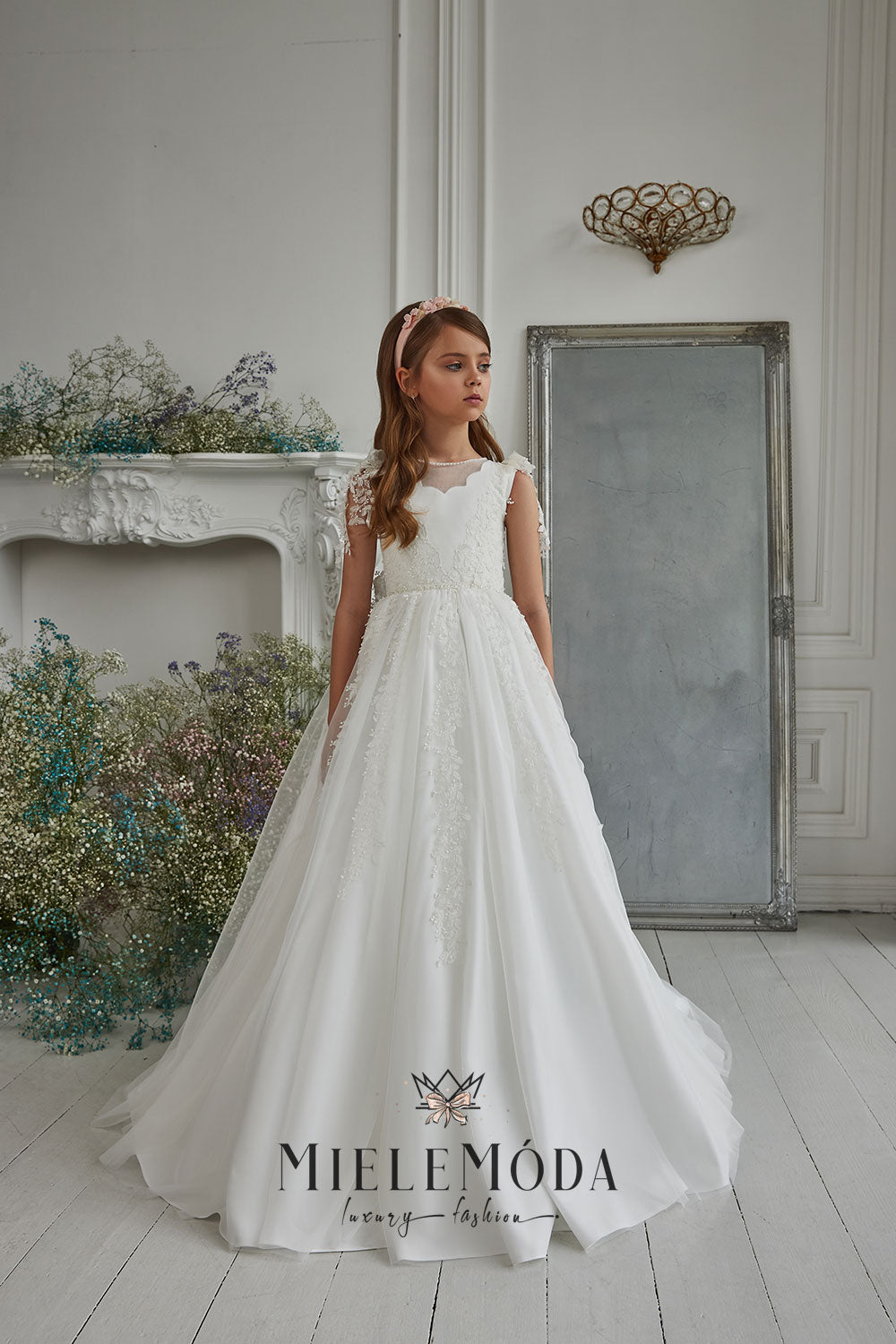 Esperanza Luxury Flower Girl Communion Dress