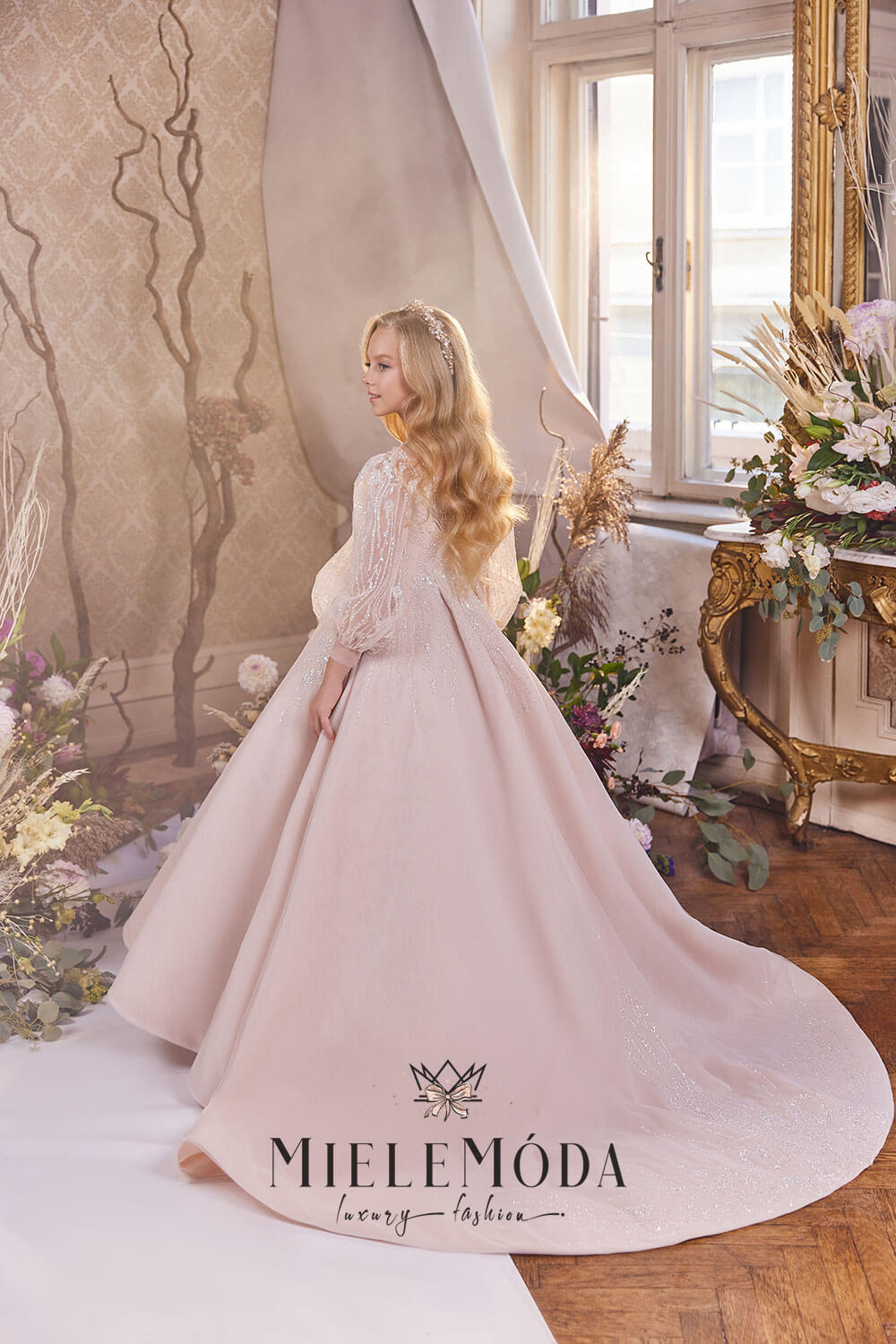 Evdokiya Luxury Flower Girl Dress