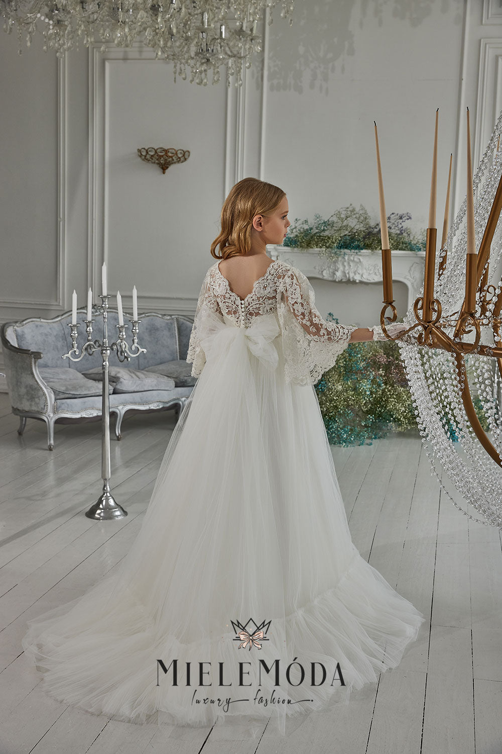 Gabriela Luxury Flower Girl Communion Dress